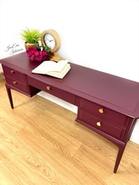Image 5 of Stag Minstrel Dressing Table painted in Elderberry Fusion Mineral Paint 