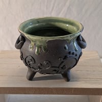 Image 1 of Small Cauldron - light green