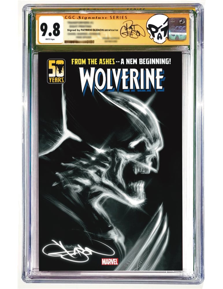 Image of CGC SS WOLVERINE #1 FOIL GLEASON ADAMANTIUM-HEAD