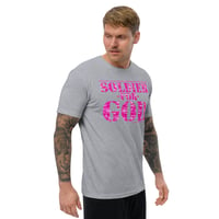 Image 18 of Soldier For God PINK Fitted Short Sleeve T-shirt