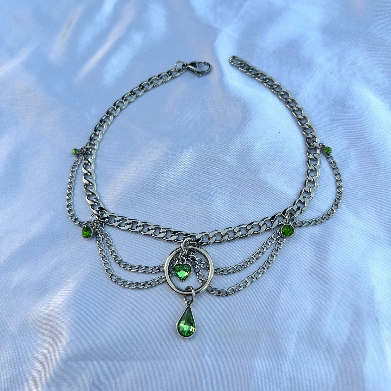 Image of Wishing Well Choker- green