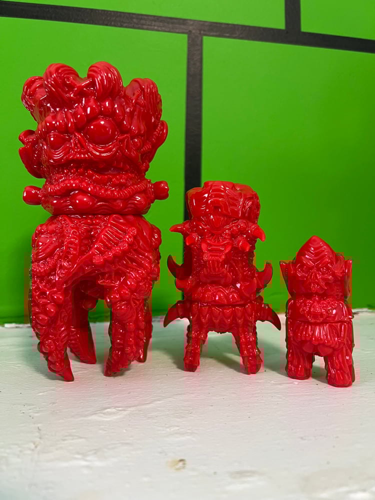 Frankenmolar, Rectrix, Nosferatooth blank red vinyl set