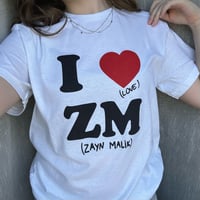 Image 5 of i love ZM shirt