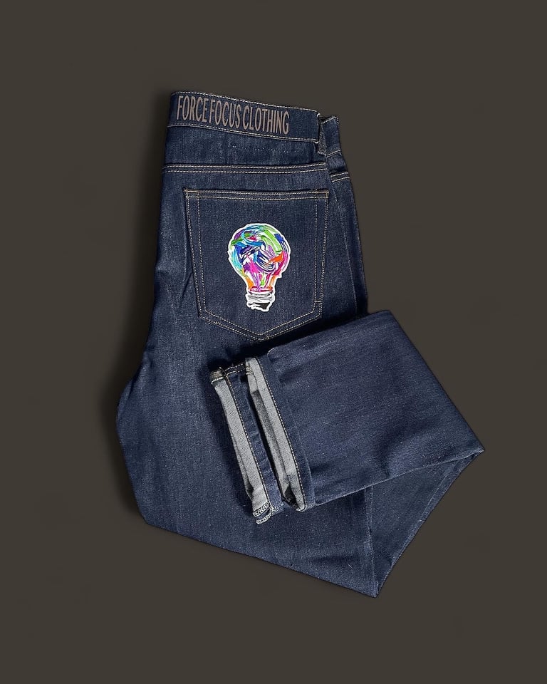 STAPLE RAW DENIM JEANS Image 3