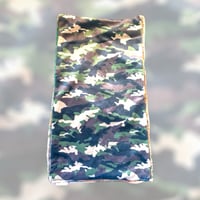 Image 2 of Green Camouflage Baby Lovie /Blanket -Large & Small