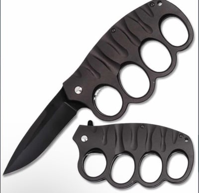 Image of Matrix Extreme Spring Assisted Trench Knife(Black)