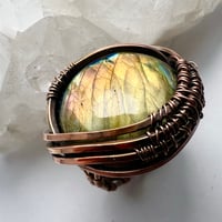 Image 2 of Labradorite and Copper Ring