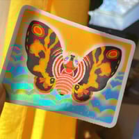 Image 2 of Mothra Holographic Sticker