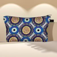 Image 9 of Ethnic Print Cosmetic Bag - Afro Ladies Toiletry Bag