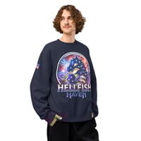 Image 19 of Oversized USA 250 Patriotic Hellfish Haven heavyweight sweatshirt