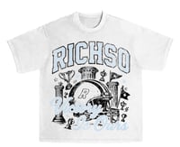 Image 1 of Victory Is Ours Tee (w/sky blue)