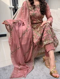 Image 5 of Dusky pink chiffon