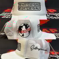 Image 5 of ENTRAPRENEUR® “Fall & Rise” White Trucker Hat