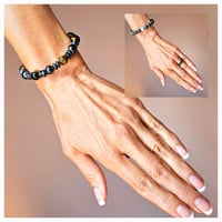 Image 3 of The Brown and Black Magnetic Bracelet Collection
