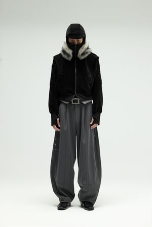 Image of EQUALNEAR - Phantom Zip Hoodie (Black)