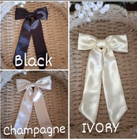 Image 4 of Long Tail Satin Bow
