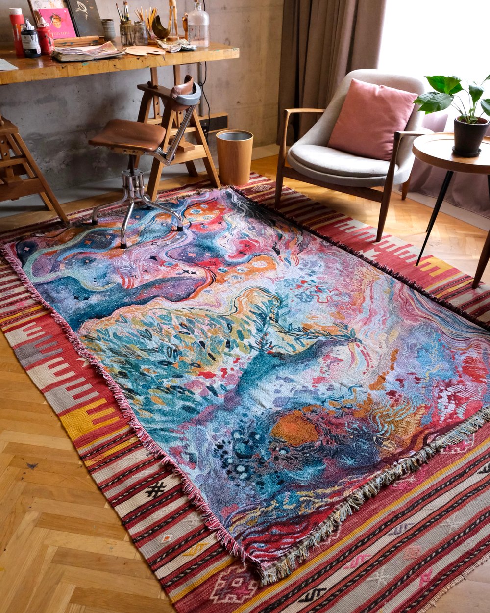 Image of EUDAIMONIA ✧ Woven Blanket
