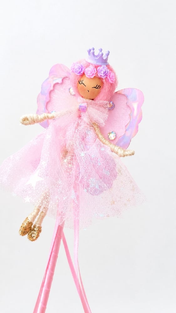 Image of Pink and lilac Fairy wand 