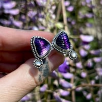 Image 2 of Fluorite Butterfly Ring~7.5