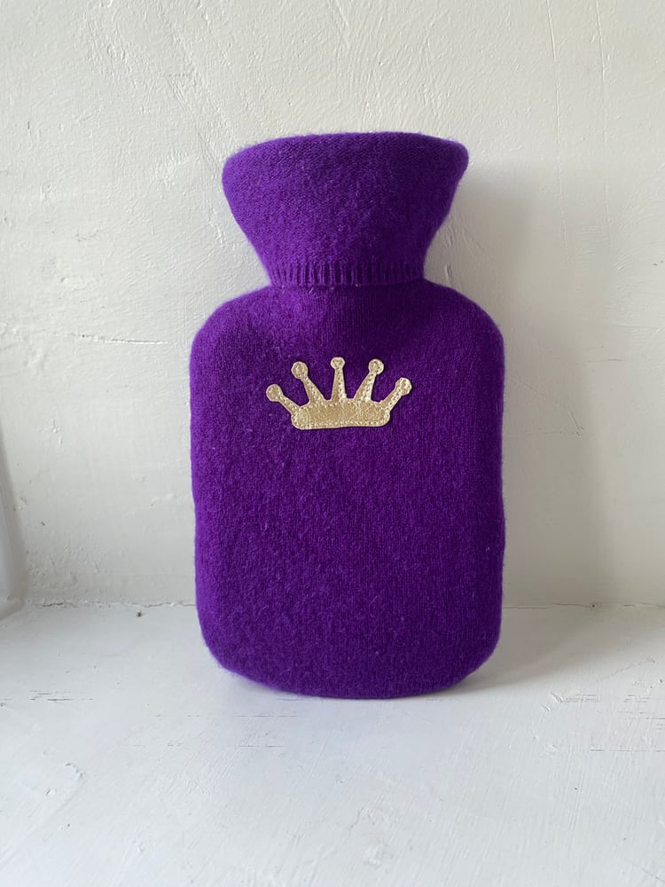Image of Pure Cashmere Crown Mini Hot Water Bottle (Limited Edition)