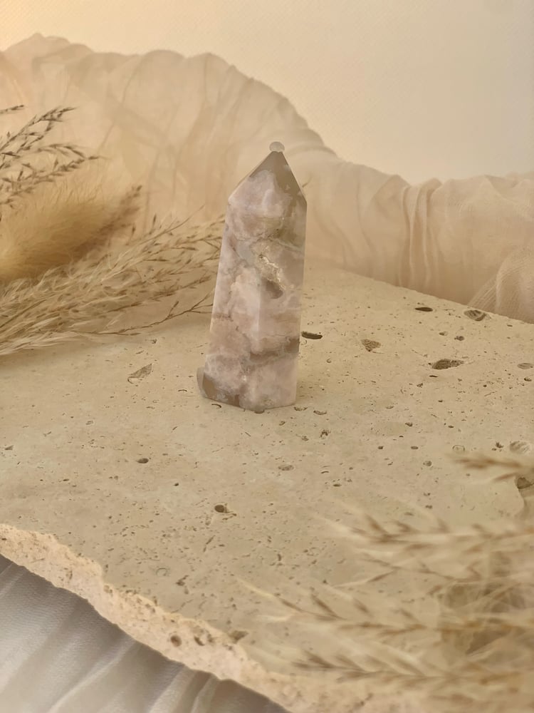 Image of Flower Agate Mini Towers ~Intuitively Chosen~