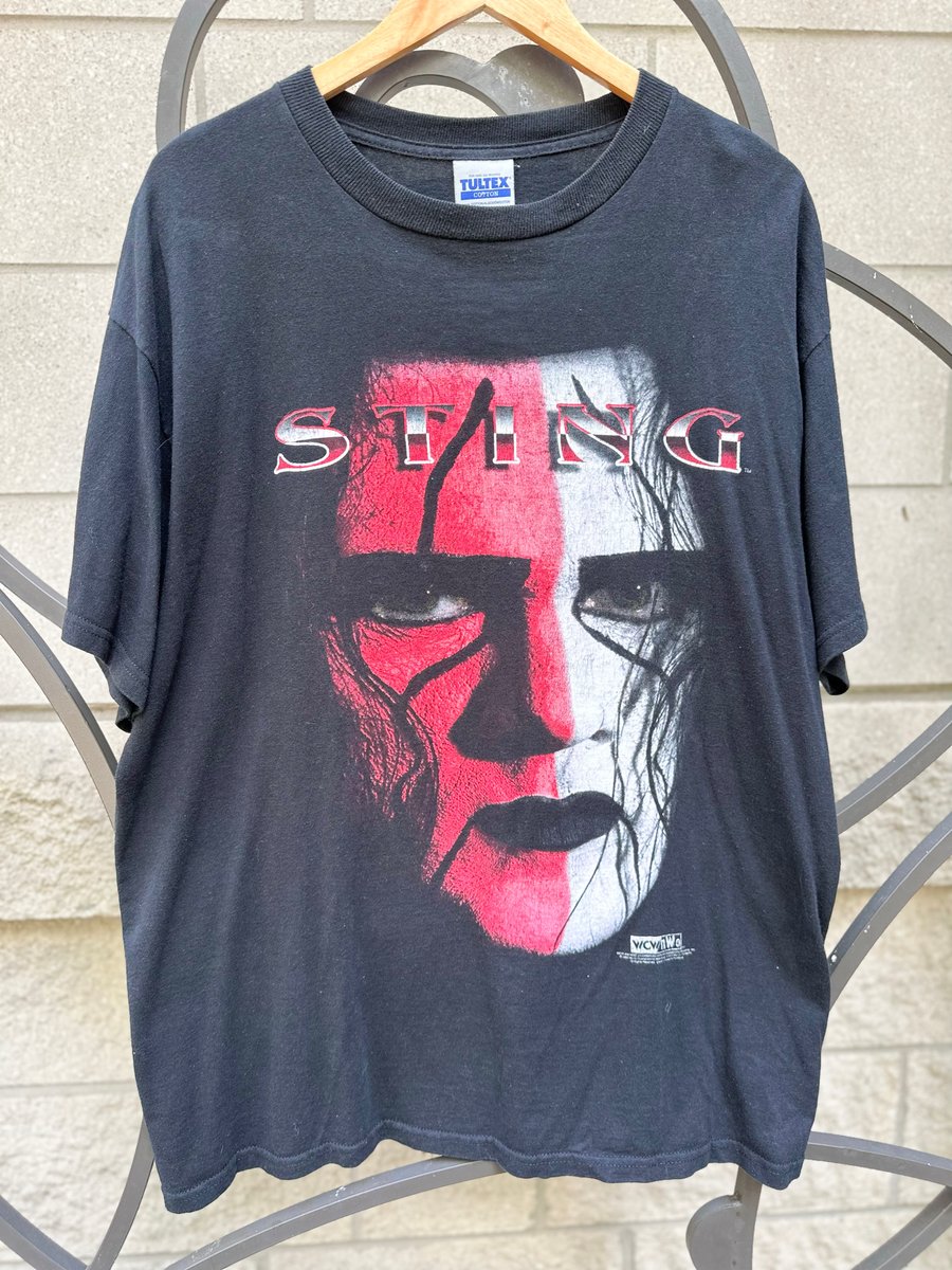 Standout Vintage 1998 Vintage WCW NWO STING Wrestling Tee SIZE XL standout-vintage-1998-vintage-wcw-nwo-sting-wrestling-tee-size-xl