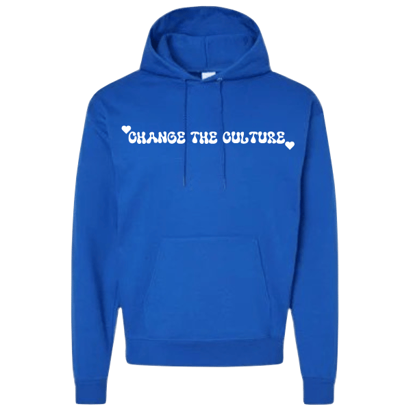 Image of Blue Statement Hoodie