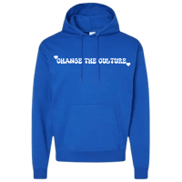 Image 1 of Blue Statement Hoodie