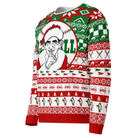 Image 2 of ugly don mossi christmas sweatshirt