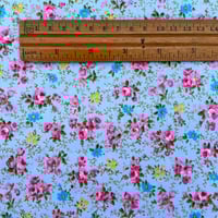 Image 4 of Made to Order - 'Matilda' Ditsy Pink, Blue, & Yellow Floral Bunches Vintage Style Eiderdown