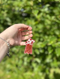 Mushroom Ghost Keychain 👻🍄