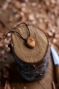 Image 2 of Acorn- Pendant Necklace 