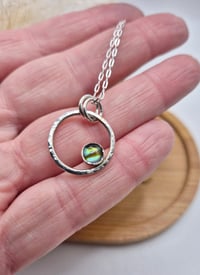 Image 2 of Blue Abalone Gemstone Pendant