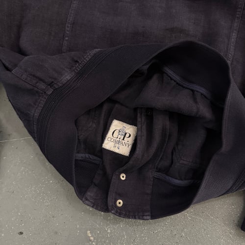Image of SS 1996 CP Company Linen Flight Jacket, size large