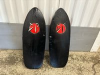 Image 4 of DP RED BLK STRIPE MINI DECK 