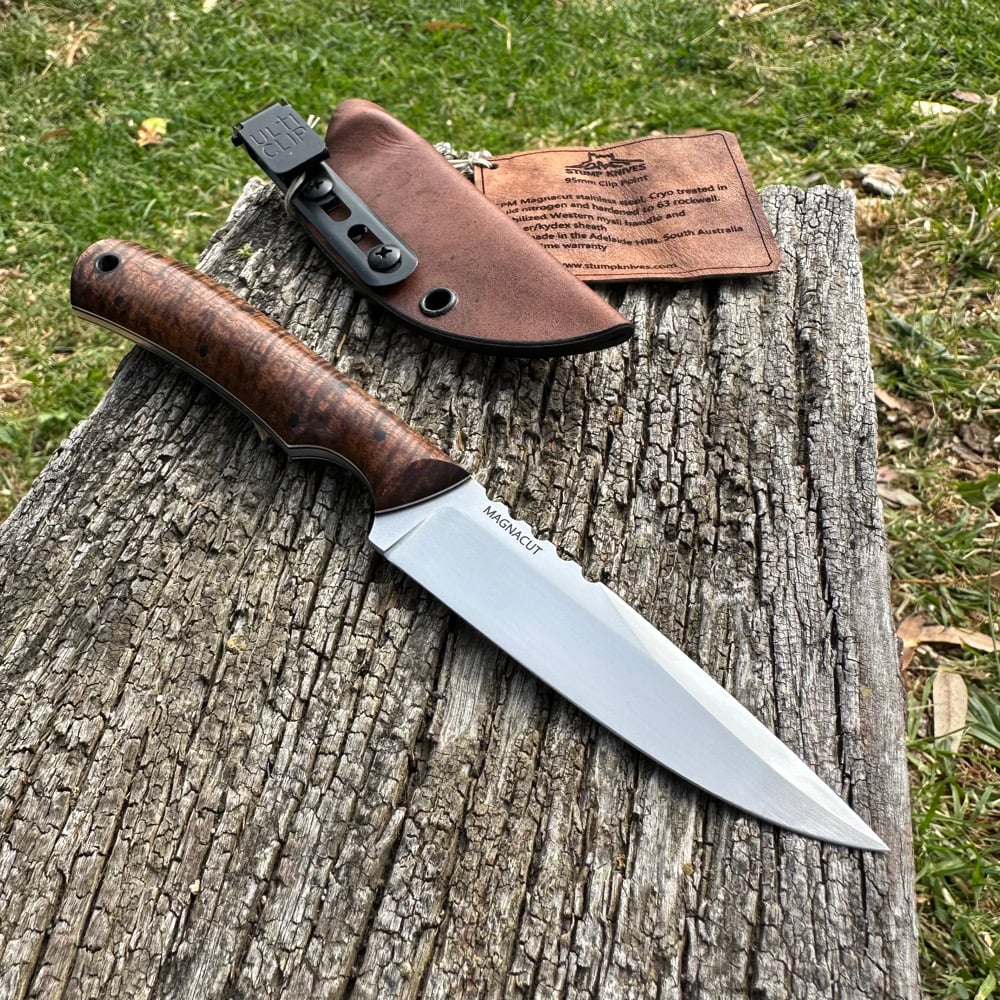 Image of 95mm Clip Point Magnacut Myall