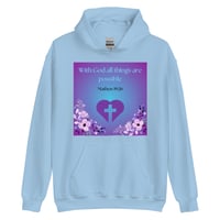 Image 5 of With God all things are possible (v.1) hoodie