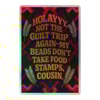 Image 1 of Guilt trip Holographic sticker