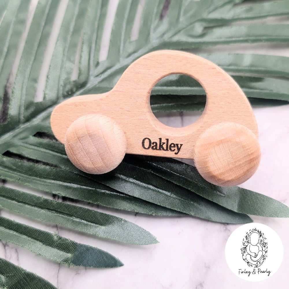 TOY: Personalised Wooden Car