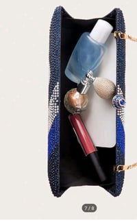 Image 4 of Glam Luxe Rhinestone Box Handbag