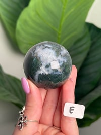 Image 5 of CHOOSE YOUR OWN MOSS AGATE SPHERE -INDIA- LOT 2