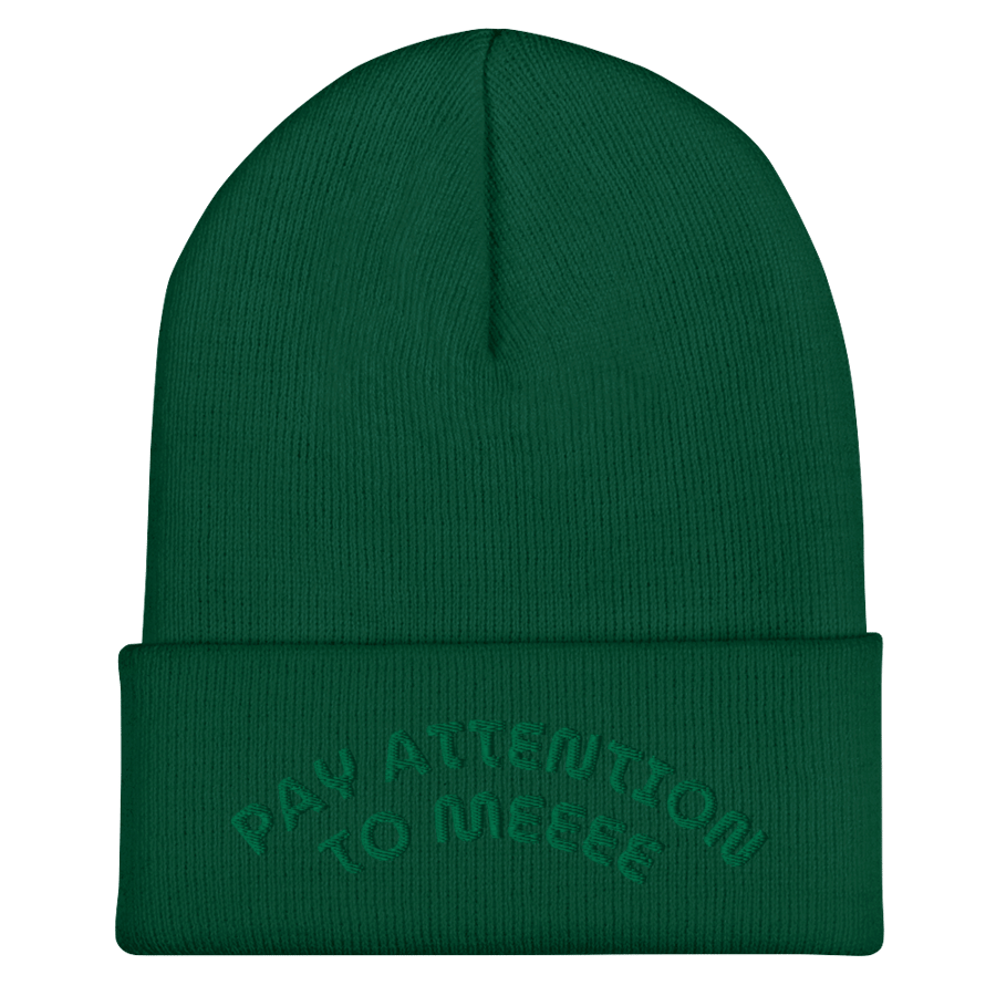 Image of Pay Attention To Meee Beanie - green