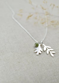 Image 1 of Rowan and oak leaves necklace 
