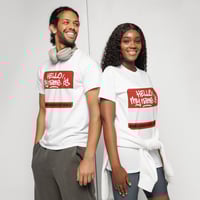 Image 3 of Customizable "Hello, My Name Is" Graffiti T-Shirt