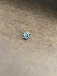 Image 2 of Sterling Opal Hat Pin