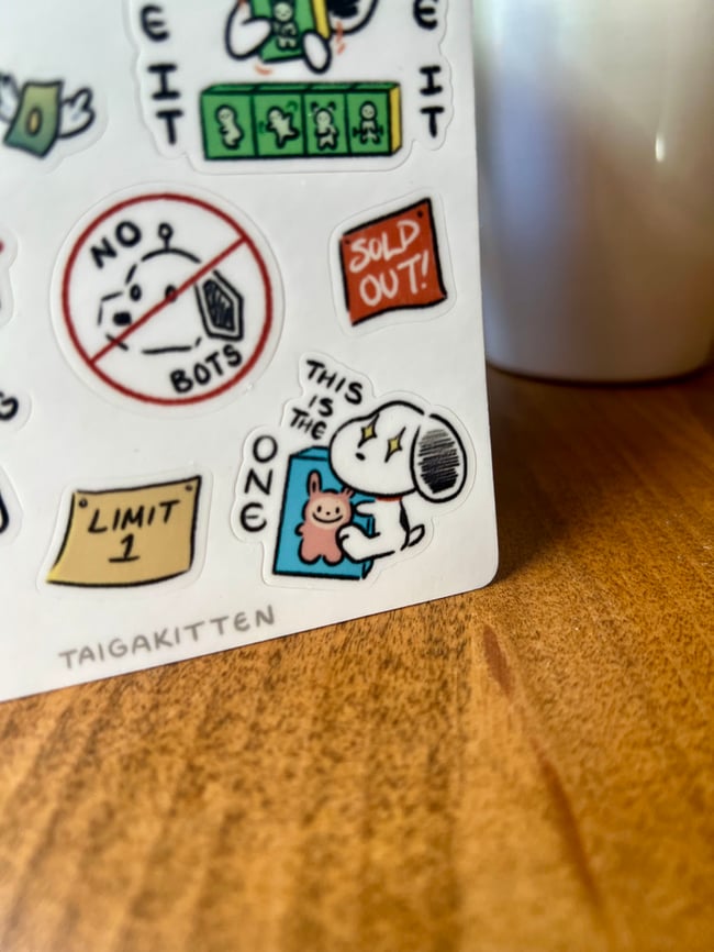 Snoopy Sticker Sheets