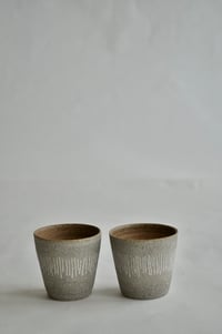 Image 4 of Speckled Grey Espresso Cup – Porcelain Inlay