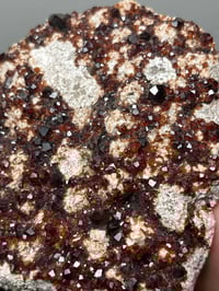 Image 2 of Spessartine Garnet Cluster On Feldspar Matrix #2483