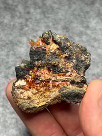 Image 3 of Crocoite Cluster Specimen From Tasmania #2424