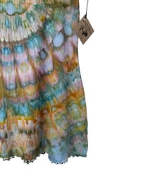 Image 3 of XL 90's Babydoll Mini Dress in Earthy Spiral Ice Dye
